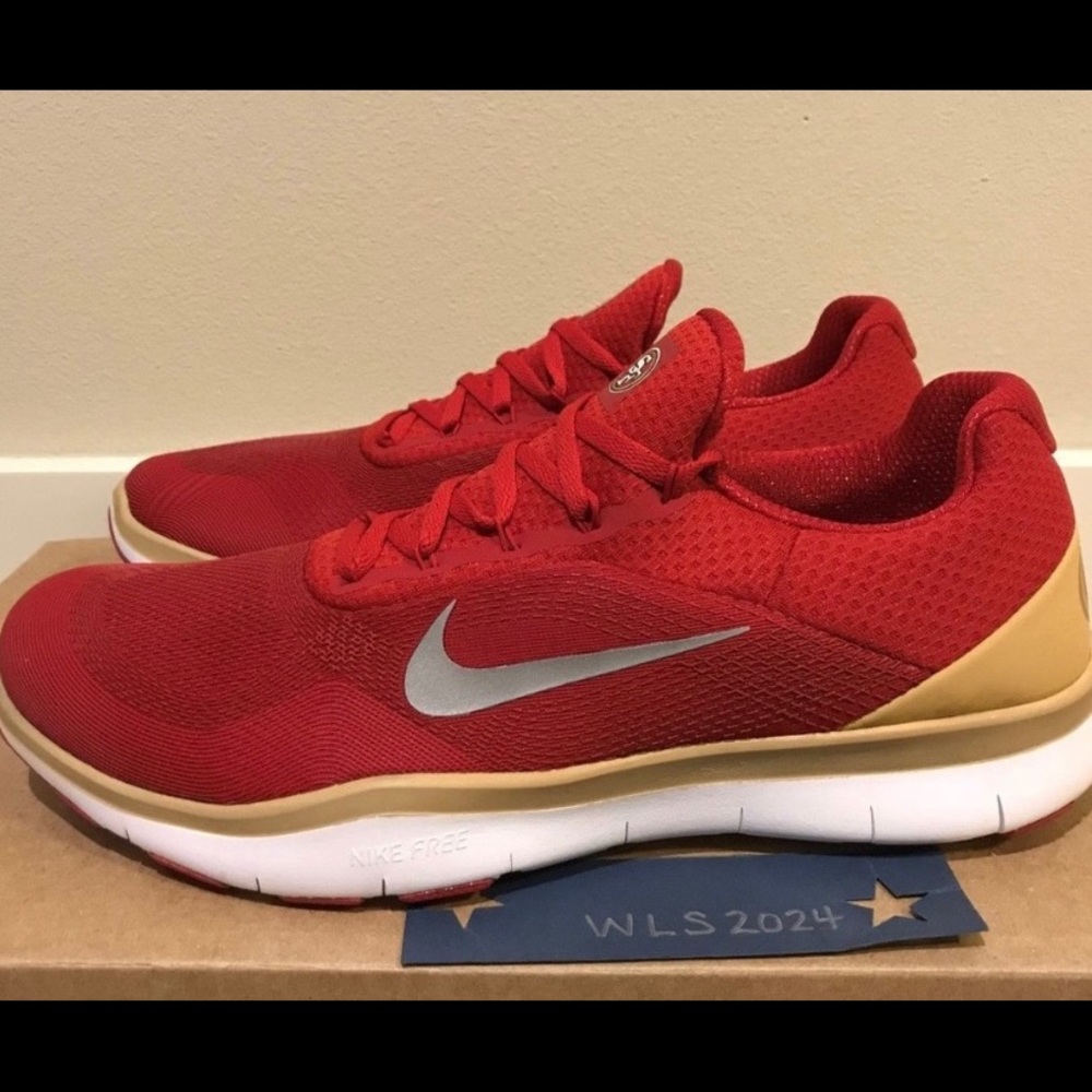 San Francisco 49ers Nike NFL Free Trainer V7 Shoes